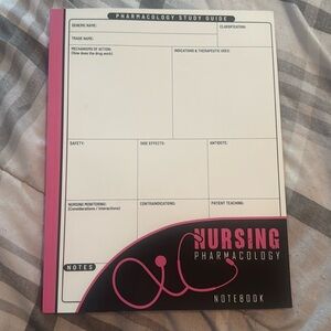 Pharmacology study guide book, New never used.